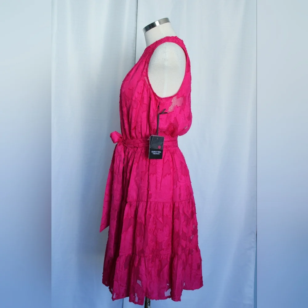 Simply Vera Vera Wang Pink Lace Party Dress Size M NWT - Picture 2 of 12